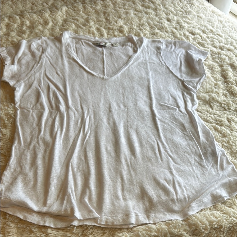 Vineyard Vines White Short Sleeve Relaxed T-Shirt